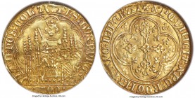 Flanders. Philippe le Bon (1419-1467) gold Chaise d'Or (Gouden schild klinkaert) ND (1454-1460) VF30 NGC, Ghent mint, Fr-181, Schneider-158 var (secre...