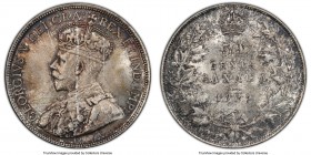 George V 50 Cents 1929 MS64+ PCGS, Ottawa mint, KM25a. A delightfully lustrous specimen which draws a unique character not only from its near-gem pres...