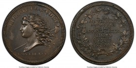 Republic Cast "National Convention" Medal L'An I (1792) MS62 PCGS, Maz-318, VG-338. By Andre Galle. A rare "test" medal produced for the National Conv...