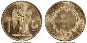 Republic gold 100 Francs 1881-A MS64 PCGS, Paris mint, KM832, Gad-1137, F-552. Mintage: 22,000. Presently the second highest grade awarded for this da...