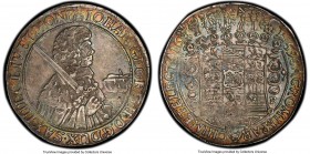 Saxony. Johann Georg II Taler 1662-CR MS61 PCGS, KM474, Dav-7617, Kahnt-388. A scarcer issue that is rarely found without at least some evidence of ci...