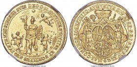 Speyer. Damian August Philipp Karl gold Ducat 1770-AS MS61 Prooflike NGC, KM70, Fr-3310. A scarce type issued on the accession of Damian August Philip...