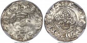 William II, Rufus (1087-1100) Penny ND (c. 1089-1092) MS61 NGC, London mint, Eadwine as moneyer, Cross-in-Quatrefoil type, S-1259, N-852 (R). 1.37gm. ...
