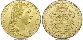 George III gold Guinea 1776 MS61 NGC, KM604, Fr-355, S-3728. Fourth issue. Well-embossed upon a planchet revealing brassy golden luster, the grade lim...