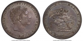 George III Crown 1819 MS65 PCGS, KM675, S-3787. LIX edge. Demonstrably superior for the issue, the surfaces free of any meaningful distractions and dr...