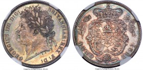 George IV Shilling 1821 MS66+ NGC, KM679, S-3810. A superb gem bordering on the finest certified for the issue to-date with its MS66 "plus" grade desi...