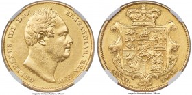 William IV gold Sovereign 1832 AU Details (Cleaned) NGC, KM717, S-3829B. A better and more difficult sovereign date despite its relatively high record...