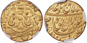 Awadh. Wajid Ali Shah gold Ashrafi (Mohur) AH 1265 Year 2 (1848/1849) MS62 NGC, Lucknow mint, KM378.1, Fr-1023. Bright and lustrous, with a light scat...