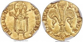 Florence. Republic gold Florin ND (2nd Semester of 1388) MS61 NGC, Fr-275, CNI-XIIa.408, MIR-12/21 (R). 12th series. Stoldo di Bindo Altoviti as mintm...