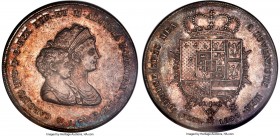 Tuscany. Carlo Ludovico & Maria Louisa 10 Lire 1807 MS63+ NGC Florence mint, KM-C49.2, Dav-152, Pag-27. Sublime to say that least and indisputably cho...