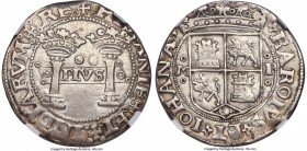 Charles & Johanna "Early Series" 2 Reales ND (1536-1542) ◦M◦-◦P◦ XF40 NGC, Mexico City mint, KM0011, Cal-123, Nesmith-25d. 6.7gm. Panel Left/Plain Cir...