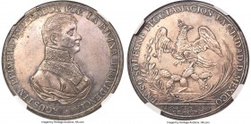 Augustin I Iturbide silver "Mexico City Proclamation" Medal 1823 MS61 NGC, Grove-11a. 40mm. By J. Guerrero. On the Proclamation of Iturbide in Mexico ...