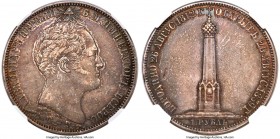 Nicholas I "Battle of Borodino Memorial" Rouble 1839 AU Details (Cleaned) NGC, St. Petersburg mint, KM-C170, Bit-895. Reeded edge. Struck to commemora...