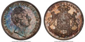 Oscar I Riksdaler Specie 1848-AG MS62 PCGS, KM667, Dav-354. A rarely seen Mint State example of this mid-19th century Riksdaler type, characterized by...