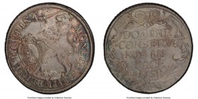 Zurich. Canton Taler 1758 MS62 PCGS, KM150, Dav-1789. A highly collectible example of the type portraying consistently sharp features embedded upon su...