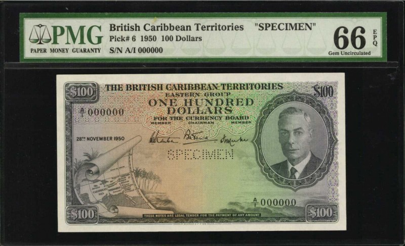 BRITISH CARIBBEAN TERRITORIES. British Caribbean Territories, Eastern Group. 5 t...