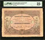 PORTUGAL. Banco de Portugal. 50 Mil Reis, 1889. P-62. PMG Very Fine 25.
Dated 1889. Allegorical women at left and right with arms at lower center. Gr...