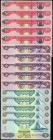 UNITED ARAB EMIRATES. United Arab Emirates Central Bank. 5, 10, 20, & 50 Dirhams, 1998-2013. P-19, 21, 22 & 27. About Uncirculated.
25 pieces in lot....