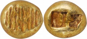 IONIA. Uncertain. EL Hecte (Hekte) (2.37 gms), ca. 650-600 B.C. NGC Ch VF, Strike: 5/5 Surface: 4/5.
Traite-I, 12; SNG Kayhan-680. Obverse: Flattened...