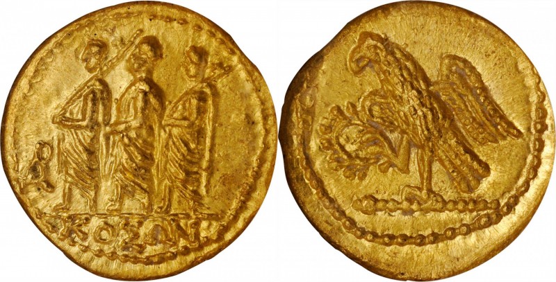 SKYTHIA. Geto-Dacians. Koson. AV Stater, Mid 1st Century B.C. NGC GEM UNCIRCULAT...