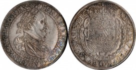 AUSTRIA. Taler, 1630. Graz Mint. Ferdinand II. NGC MS-62.
Dav-3108; KM-628. The sole certified example of the date on the NGC population with none li...