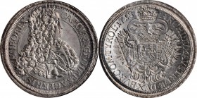 AUSTRIA. Taler, 1718. Vienna Mint. Charles VI. NGC MS-62.
Dav-1035; KM-1522. Tied for finest certified of the date with one other example on the NGC ...