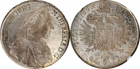 AUSTRIA. Taler, 1769-IC SK. Vienna Mint. Maria Theresia. NGC MS-63+.
Dav-1115; KM-1849. The single finest certified of the Davenport number on either...