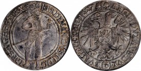 BOHEMIA. Taler, 1627. Kuttenberg Mint. Ferdinand II. NGC EF-45.
Dav-3143; KM-355. An attractive, well preserved and popular type displaying rich mott...