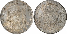 MEXICO. 8 Reales, 1767-Mo MF. Mexico City Mint. Charles III. PCGS MS-62 Gold Shield.
KM-105; Cal-Type 101 #906; FC-46a; Gil-M-8-47. A boldly struck a...