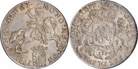 NETHERLANDS. Utrecht. Ducaton (Silver Rider), 1794. NGC MS-65.
Dav-1832; KM-92.1; Delm-1031. The single second finest certified of the date on the NG...