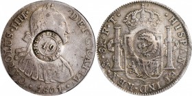 SCOTLAND. Scotland - Mexico. Lanarkshire. Glasgow. 4 Shillings 9 Pence, ND (ca. 1803-09). PCGS VF-35 Gold Shield; Countermark: VF Details.
KM-CC49; M...