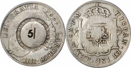 SCOTLAND. Scotland - Mexico. Lanarkshire. New Lanark. 5 Shillings, ND (1811). PCGS Genuine--Tooled, VF Details Gold Shield.
Manville-69; KM-CC66; Bru...
