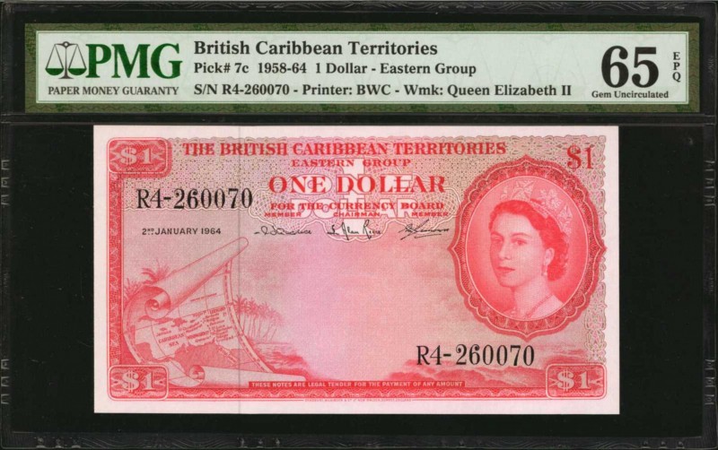 BRITISH CARIBBEAN TERRITORIES. British Caribbean Territories, Eastern Group. 1 D...