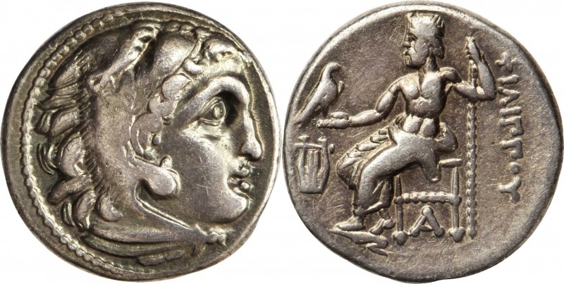 MACEDON. Kingdom of Macedon. Philip III, 323-317 B.C. AR Drachm (4.24 gms), Kolo...