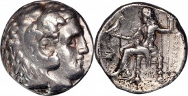SYRIA. Seleukid Kingdom. Seleukos I Nikator, 312-281 B.C. AR Tetradrachm (17.04 gms), Babylon I Mint, ca. 311-300 B.C. CHOICE VERY FINE.
Pr-3764; HGC...