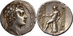 SYRIA. Seleukid Kingdom. Antiochos IV Epiphanes, 175-164 B.C. AR Tetradrachm (17.21 gms), Antioch on the Orontes Mint, 175-173/2 B.C. NGC Ch VF, Strik...