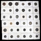 MIXED LOTS. Group of Mixed Bronze Denominations (36 Pieces). Average Grade: CHOICE FINE.
Though most of these specimens have seen a good deal of circ...