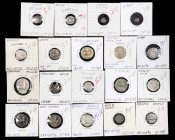 MIXED LOTS. Group of Mixed Silver Denominations (19 Pieces). Grade Range: FINE to CHOICE VERY FINE.
Quite a vast offering in the way of Greek silver,...