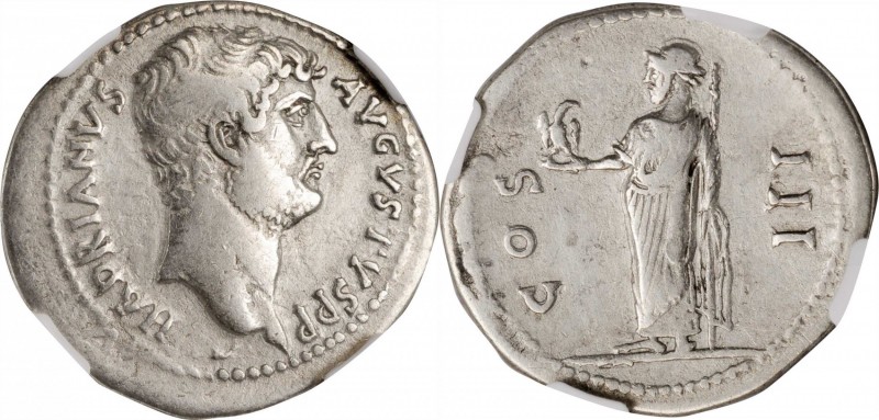 HADRIAN, A.D. 117-138. AR Cistophorus (10.50 gms), Laodicea ad Lycum Mint, ca. A...