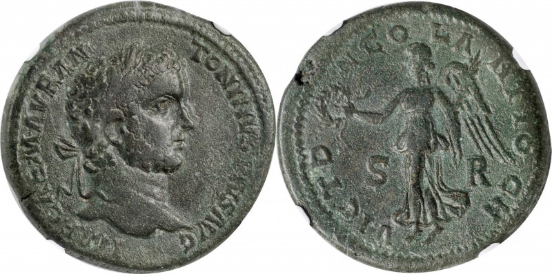 CARACALLA, A.D. 198-217. Pisidia, Antioch. AE 34mm (27.16 gms), A.D. 198-217. NG...