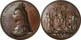 GREAT BRITAIN. Victoria Golden Jubilee Bronze Medal, 1887. London Mint. UNCIRCULATED.
BHM-3219; Eimer-1733a. By L. C. Wyon. Obverse: VICTORIA REGINA ...