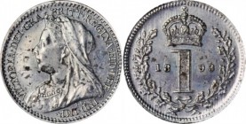 GREAT BRITAIN. Maundy Set (4 Pieces), 1893. Average Grade: UNCIRCULATED Details.
S-3943; KM-MDS149. All coins (4 Pence through Penny) toned with dark...
