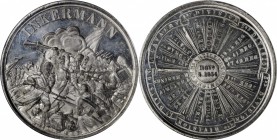 GREAT BRITAIN. White Metal Crimean War Medal, 1854. NGC MS-64.
BHM-2541; Eimer-1492. Diameter: 41 mm. Struck to commemorate the Battle of Inkerman, w...