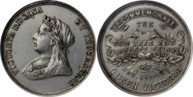 GREAT BRITAIN. Victoria Diamond Jubilee Medal, 1897. NGC MS-61.
BHM-3579. Struck in white metal, diameter: 39 mm. Obverse: draped bust of Victoria, l...
