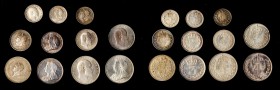 GREAT BRITAIN. Group of Maundy Money (11 Pieces), 1822-1906. George IV to Edward VII. Grade Range: EXTREMELY FINE to UNCIRCULATED.
A charming group o...
