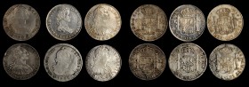 GUATEMALA. 8 Reales Group (6 Pieces), 1773-1821. AVERAGE GRADE: EXTREMELY FINE Details.
Included are coins dating 1792, 1795, 1799, 1800, and 1821, a...