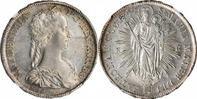HUNGARY. Taler, 1742-KB. Kremnitz Mint. Maria Theresia. NGC AU Details--Cleaned.
KM-328.3; Dav-1125B. A sharply struck and lightly toned Taler with v...
