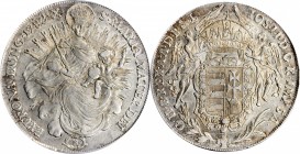 HUNGARY. Taler, 1782-B. Kremnitz Mint. Joseph II. PCGS AU-50 Gold Shield.
Dav-1168; KM-395.1. A wholesome, lightly circulated example of the type wit...