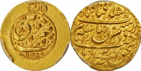 IRAN. Zand Dynasty. 1/4 Mohur, AH 1189 (1775). Khuy Mint. Karim Khan. PCGS MS-63 Gold Shield.
Fr-20; KM-530.4. Weight: 2.71 gms. A crisply struck coi...