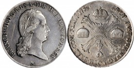 ITALY. Milan. Crocione, 1792-M. Milan Mint. Francesco II. PCGS Genuine--Scratch, EF Details Gold Shield.
Dav-1390; KM-239; Mont-165; Gig-13. A well s...